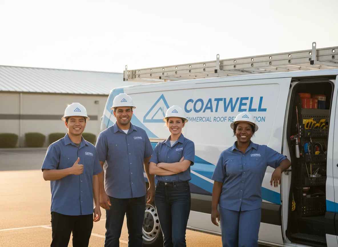 Commercial roof coating company in Numidia, PA